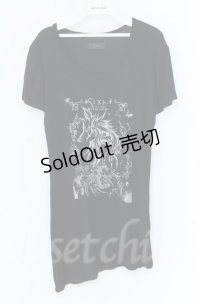 Sixh / the end of sixhカットソー  ブラック O-25-11-24-046-HN-TO-OW-OS