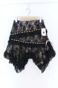 ALGONQUINS / イレヘムレースジャガードスカート  ブラックｘシャンパン O-25-11-24-050-AL-SK-YM-OS