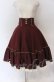 画像1: metamorphose / マデリーンハイウエストスカート  ワイン O-25-11-24-052-ME-SK-IG-OS (1)