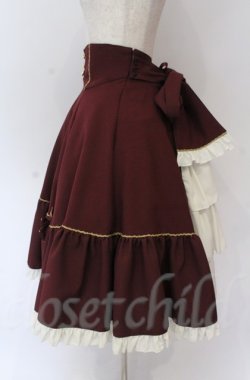 画像3: metamorphose / マデリーンハイウエストスカート  ワイン O-25-11-24-052-ME-SK-IG-OS