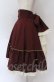 画像3: metamorphose / マデリーンハイウエストスカート  ワイン O-25-11-24-052-ME-SK-IG-OS (3)