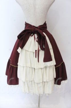 画像4: metamorphose / マデリーンハイウエストスカート  ワイン O-25-11-24-052-ME-SK-IG-OS