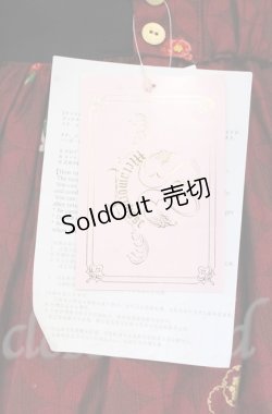 画像5: metamorphose / 風花のゆきうさぎプリーツジャンパースカート  えんじ×クロ O-25-11-24-004-ME-OP-IG-OS