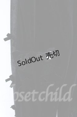 画像3: Jamie エーエヌケー / リボンベロアパンツ M クロ O-25-11-24-059-LO-PA-OW-ZT282