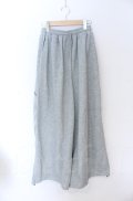 NieR Clothing / ワイドスウェットパンツ F グレー O-25-11-24-062-PU-PA-YM-OS