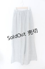 NieR Clothing / ワイドスウェットパンツ F グレー O-25-11-24-062-PU-PA-YM-OS