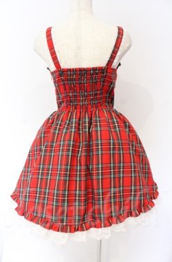 画像4: Jamie エーエヌケー / はしごリボンドーリージャンパースカート M アカ O-25-11-24-005-LO-OP-OW-OS