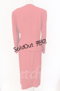 画像3: INGEBORG / ロゴリボン使いツイードセットアップ  アカ O-25-11-24-010-LO-JA-OW-OS