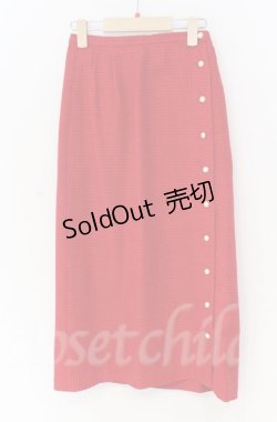 画像6: INGEBORG / ロゴリボン使いツイードセットアップ  アカ O-25-11-24-010-LO-JA-OW-OS