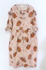 PINK HOUSE / さくらんぼバスケットptワンピース  ピンク O-25-11-24-014-LO-OP-OW-OS