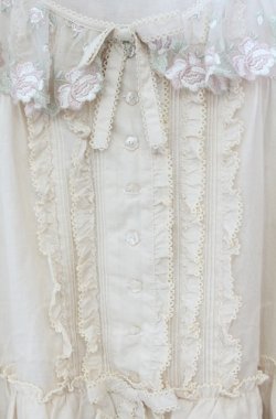 画像3: PINK HOUSE / ローズレース使いブラウス  キナリ O-25-11-24-015-LO-BL-OW-OS