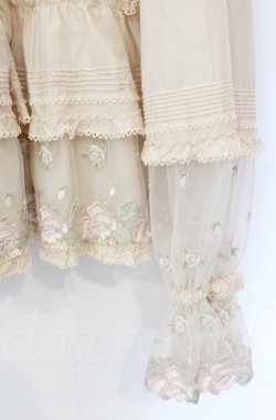 画像4: PINK HOUSE / ローズレース使いブラウス  キナリ O-25-11-24-015-LO-BL-OW-OS