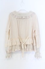 画像5: PINK HOUSE / ローズレース使いブラウス  キナリ O-25-11-24-015-LO-BL-OW-OS (5)