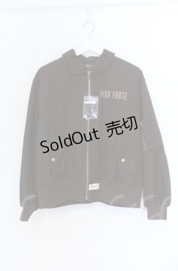 画像3: PINK HOUSE / バラ園うさぎ刺繍ブルゾン  ブラウン O-25-11-24-016-LO-JA-OW-OS