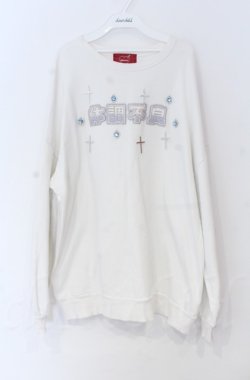 画像1: Jamie エーエヌケー / 体調不良プルオーバー M シロ O-25-11-24-017-LO-TO-OW-OS