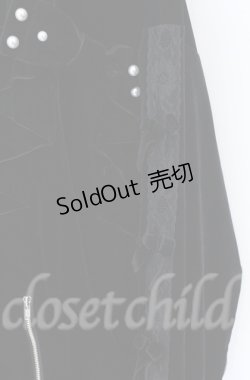 画像2: Jamie エーエヌケー / リボンベロアパーカー M クロ O-25-11-24-018-LO-TO-OW-ZT281