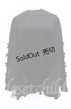 画像4: Jamie エーエヌケー / リボンベロアパーカー M クロ O-25-11-24-018-LO-TO-OW-ZT281