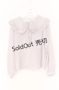 evelyn / ビッグフリルブラウス F ラベンダー O-25-11-24-019-LO-BL-OW-OS