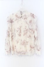 画像3: 【SALE】An MILLE / Flowerパネルフリルブラウス  アイボリー O-25-11-24-020-EL-BL-OW-ZT524 (3)