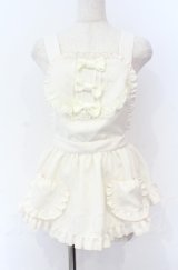 metamorphose / フリルリボンエプロン  アイボリー O-25-11-24-003-ME-PA-IG-OS