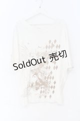 NAOTO SEVEN / エンジェルptカットソー  オフシロ O-25-11-24-024-HN-TO-OW-OS