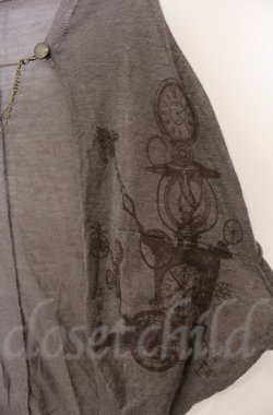 画像2: STEAM / クロックptドルマンカーディガン  チャコールグレー O-25-11-24-025-HN-TO-OW-OS