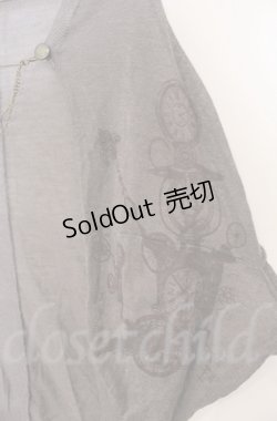 画像2: STEAM / クロックptドルマンカーディガン  チャコールグレー O-25-11-24-025-HN-TO-OW-OS