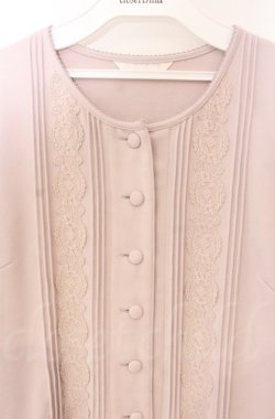 画像2: PINK HOUSE / レース配色ワンピース  ピンクベージュ O-25-11-24-026-LO-OP-IG-OS