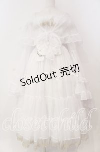 Triple fortune / リリウムドレス  ホワイト O-25-11-27-021-EL-OP-OW-OS