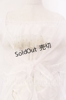 画像2: Triple fortune / リリウムドレス  ホワイト O-25-11-27-021-EL-OP-OW-OS