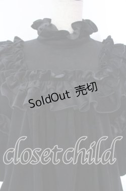 画像2: Na+H / inherit 別珍ワンピース  ブラック O-25-11-27-023-PU-OP-IG-OS