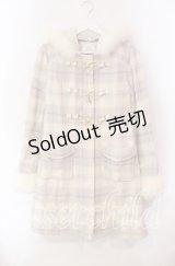 LODISPOTTO / リュバンプリンセスチェックダッフルロングコート  サックス O-25-11-27-024-LO-CO-IG-OS