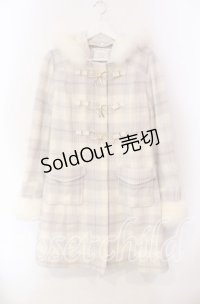 LODISPOTTO / リュバンプリンセスチェックダッフルロングコート  サックス O-25-11-27-024-LO-CO-IG-OS