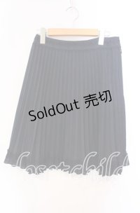 axes femme / プリーツスカート  ネイビー O-25-11-27-025-AX-SK-IG-OS