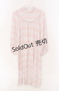 Franche Lippee / ボーダーカットワンピース  ピンク O-25-11-27-028-LO-OP-IG-OS