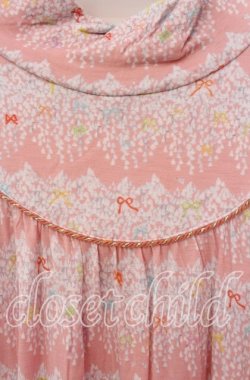 画像2: Franche Lippee / ボーダーカットワンピース  ピンク O-25-11-27-028-LO-OP-IG-OS