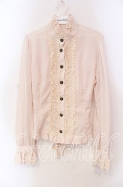 画像1: Innocent World / ヘンリエットブラウス L ピンク O-25-11-27-030-IW-BL-IG-OS