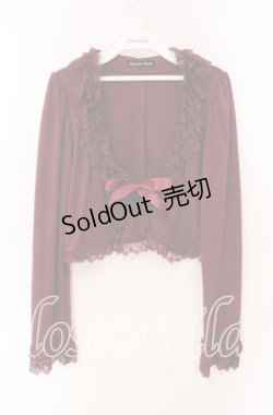 画像1: Innocent World / ピュアスムースミルフィーユボレロ L ワイン O-25-11-27-034-IW-TO-IG-OS