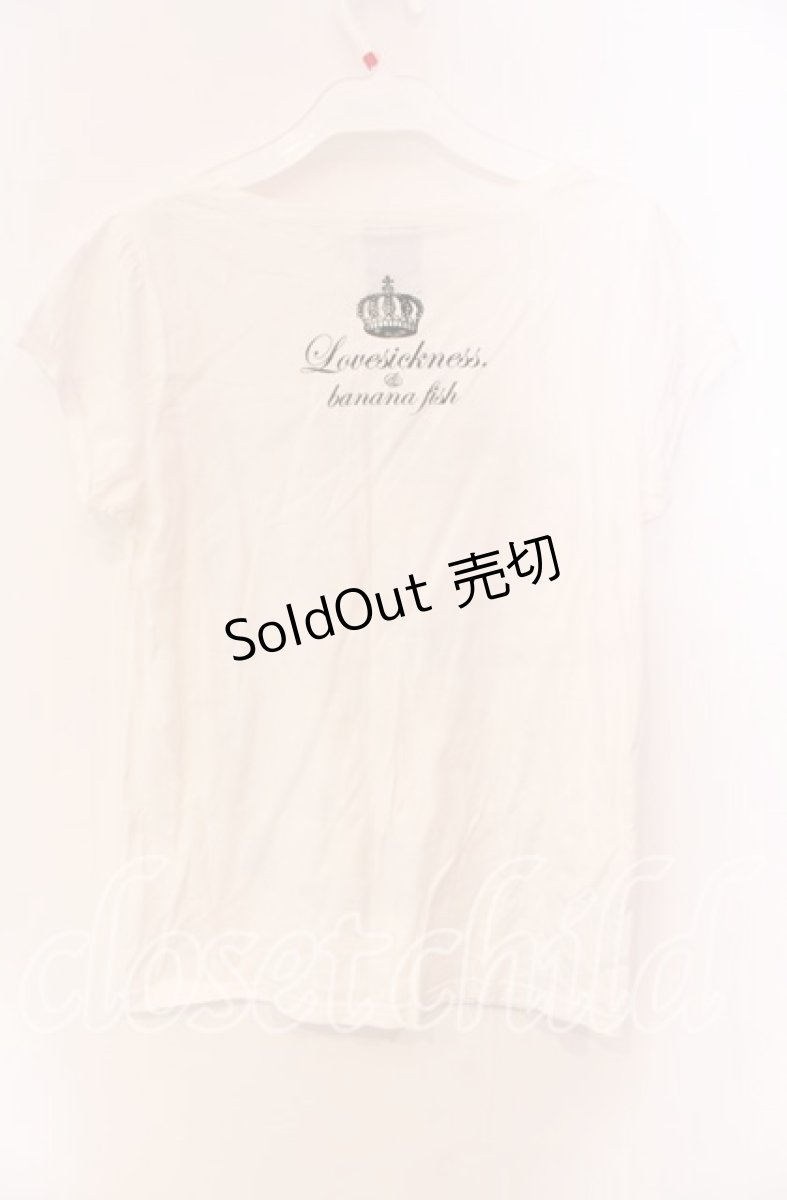 画像3: 【SALE】Banana Fish / マーメイドプリントTシャツ  ホワイト O-25-11-27-035-PU-TS-IG-ZT514 (3)