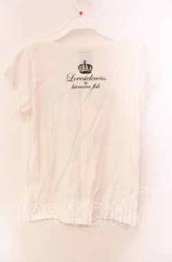 画像3: Banana Fish / マーメイドプリントTシャツ  ホワイト O-25-11-27-035-PU-TS-IG-OS