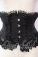 画像2: ATELIER PIERROT / Frill Short Corset コルセット  ブラック O-25-11-27-043-EL-TO-OW-OS (2)