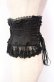画像3: ATELIER PIERROT / Frill Short Corset コルセット  ブラック O-25-11-27-043-EL-TO-OW-OS (3)