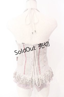 画像5: Ozz oneste / ジャガード配色ビスチェ  グレー×ピンク O-25-11-27-046-OO-TO-OW-OS