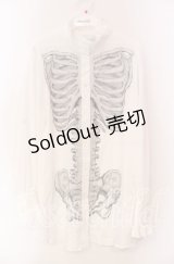 Royal Princess Alice / Madhatter's Tea Party ・まくら くらまコラボ スケルトンブラウス L シロ O-25-11-27-047-LO-BL-OW-OS
