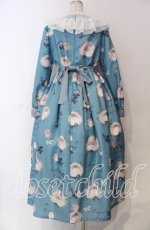 画像5: Royal Princess Alice / 毛繕い下手猫ちゃん・ねこ助コラボ・ワンピース  サックス O-25-11-27-004-LO-OP-IG-OS (5)