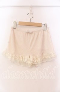 LIZ LISA / ドットチュールペチパンツ  アイボリー O-25-11-27-048-LO-PA-OW-OS