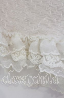 画像2: LIZ LISA / ドットチュールペチパンツ  アイボリー O-25-11-27-048-LO-PA-OW-OS