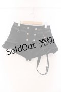 PUNK RAVE / Steampunk Shorts with Detachable Leg Bag L ブラック O-25-11-27-050-PU-PA-OW-OS