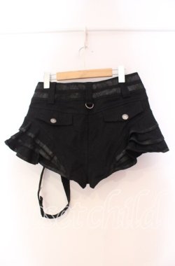 画像3: PUNK RAVE / Steampunk Shorts with Detachable Leg Bag L ブラック O-25-11-27-050-PU-PA-OW-OS