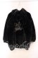 画像3: scyray / rabbit fur blouson  ブラック O-25-11-27-053-PU-JA-OW-OS (3)